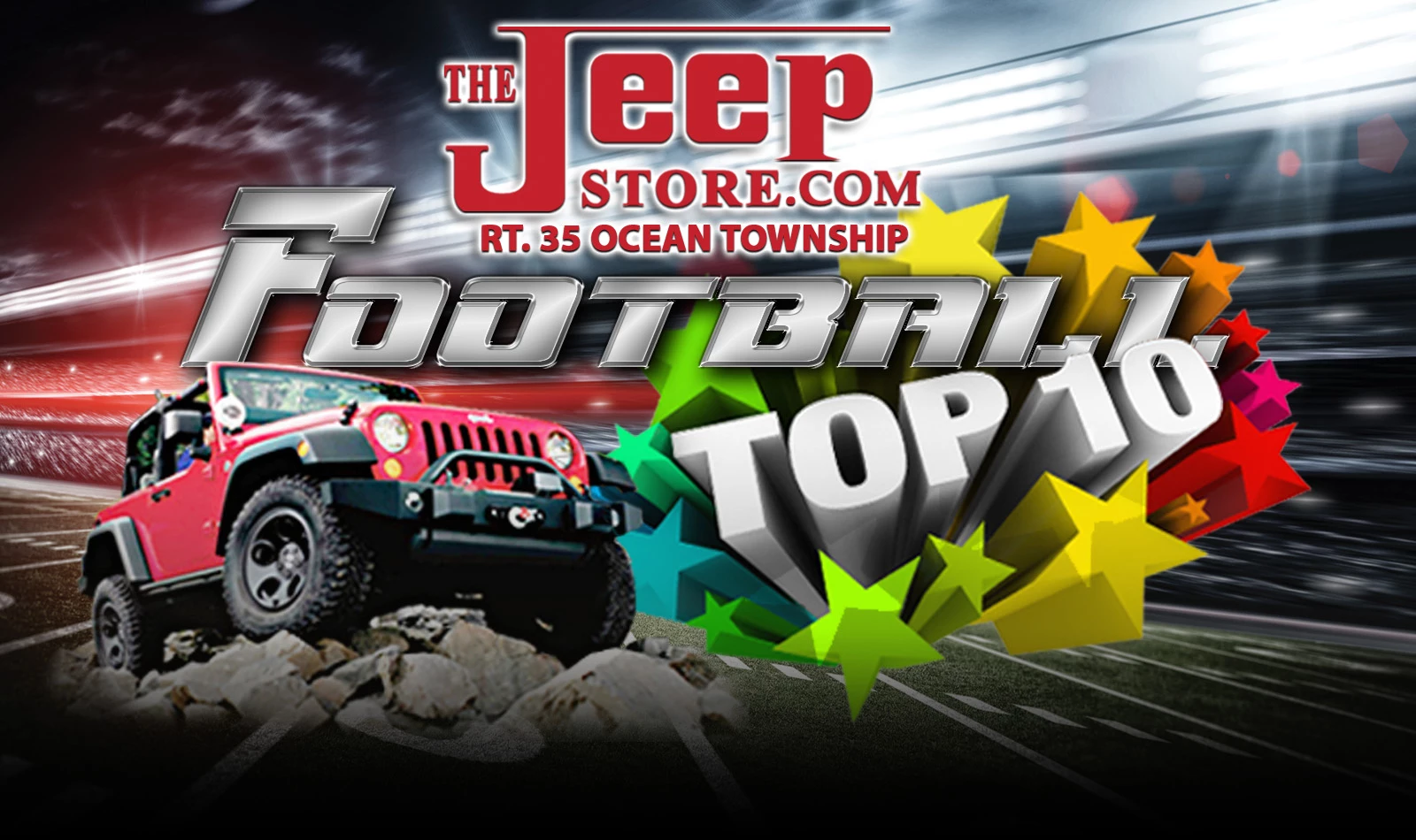 Football Top 10 Jeep Store